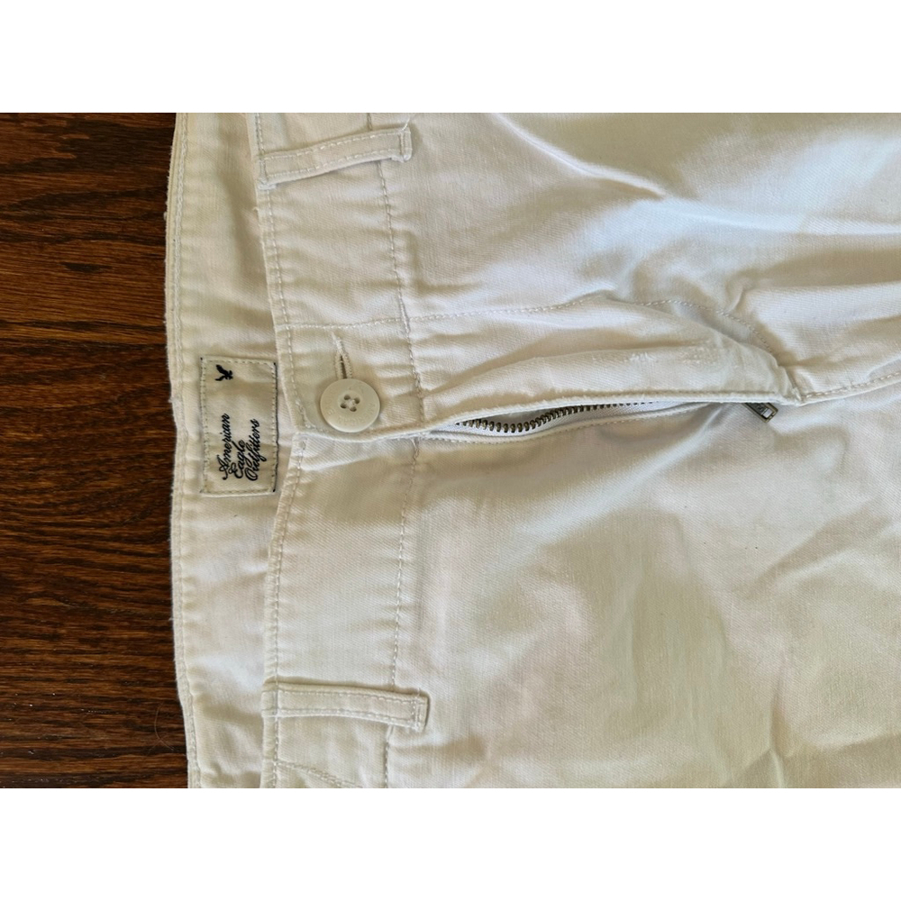 Women's American Eagle Outfitters Beige Cargo Skinny Pants Size 6 - Picture 3 of 11